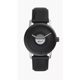 Watch strap Fossil LE1060 Leather Black 22mm